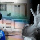 La esposa y el hijo del futbolista fueron sacados de su vivienda.