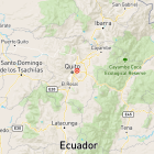 Un temblor se registró a 2.59 km de Quito.