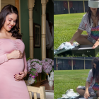 Katty García está en la dulce espera de su niño