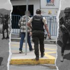 Policías de una unidad investigativa se reunieron con el periodista para tratar el caso.