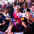 La asambleísta Anabella Azín durante la entrega de credenciales por parte del Consejo Nacional Electoral.