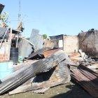 En el sitio de la emergencia, este viernes se observaron escombros.