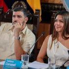 El alcalde Aquiles Álvarez y la vicealcaldesa Tatiana Coronel.