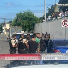 La víctima fue asesinada dentro de este vehículo.