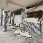 Así quedó la parte frontal de la discoteca atacada en Puerto Bolívar.