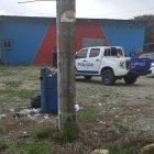 La Policía llegó al lugar tras el crimen de un hombre.