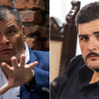 Rafael Correa y Aquiles Álvarez enfrentados en redes sociales.