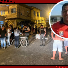 En el sitio murió Gorky Moreira y el árbitro (círculo) fue llevado a una casa de salud, pero no sobrevivió.