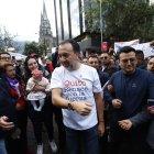 Pabel Muñoz llegó a La Mariscal donde se realizó un evento de festejo por los dos años de su gestión.