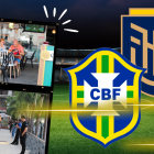 Algunos extranjeros aprovecharon para servirse alimentos en uno de los restaurantes.