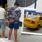 Los tres presuntos sicarios detenidos en un operativo en Santa Elena.