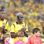 Moisés Caicedo (C), volante de la selección ecuatoriana de fútbol.