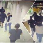 El hecho quedó captado en cámaras de seguridad del lugar.