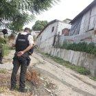 El lugar donde fueron encontradoslos cuatro cadáveres.