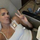 María Teresa Guerrero culmina su segunda quimioterapia.