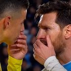 James Rodríguez (i) y Lionel Messi.