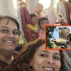 Este fue el viral selfie que aquella familia tomó en el avión que luego se estrelló.