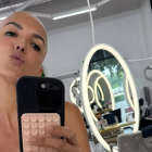 María Teresa Guerrero luego de terminar su segunda quimioterapia