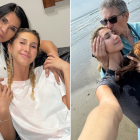 Ana Paula con su mamá Ana Buljubasich y su papá Nerio David