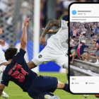 Los hinchas de PSG y Botafogo protagonizaron una feroz pelea durante el partido.