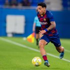 Kike Saveiro en las formativas de FC Barcelona.