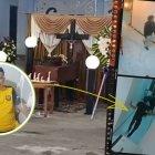 Una cámara de seguridad del restaurante captó el crimen del guardia en Santo Domingo.