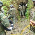 Los militares utilizaron explosivos para destruir el ingreso a las minas.