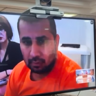 Alias Fito, conectado por videollamada para su audiencia de extradición.