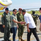 El presidente ecuatoriano Daniel Noboa estuvo en Esmeraldas.