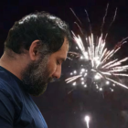 El cielo de Manta se iluminó con fuegos artificiales la noche del 16 de julio.