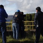 Hubo momentos emotivos, de parte de trabajadores, al observar que el agua llegaba a la planta de El Troje.