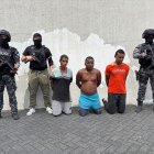 Tres hombres fueron detenidos por extorsión.