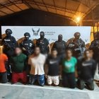 Seis presuntos “Tiguerones” fueron capturados en un operativo contra la extorsión en Esmeraldas.