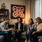 La pareja en cuestión fue a terapia por iniciativa de la esposa afectada.