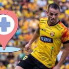 Octavio Rivero y su dolencia que lo tiene fuera de las canchas.