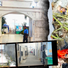 Unas fotos y varios elementos que encontraron dentro de unos frascos.