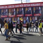 La marcha empezará cuando el presidente Noboa llegue al lugar.