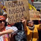 Durante las protestas de este 12 de agosto de 2025 en Quito se vivieron momentos de tensión.