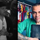 Dani Alves y el mensaje con Biblia en mano.