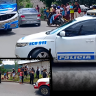 Cerca de una cancha, hombres armados interceptaron la moto en que iba el joven y lo atacaron