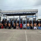 Los capturados fueron llevados a la comandancia de policía de Machala.