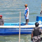 La policía estuvo presente en el Puerto Pesquero Artesanal de Esmeraldas para realizar las investigaciones pertinentes.