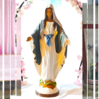 Devuelven figura religiosa robada en el barrio 6 de Diciembre.