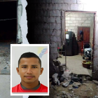 Con un combo derribaron la puerta de la casa de Washington Murillo.