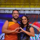 'El pollito Bryan', junto a su esposa Teté Ronquillo. Ambos son DT de Combate.