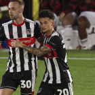 Grimsby Town celebró ante el Manchester United.