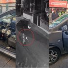 Una cámara captó el momento en Cotocollao, norte de Quito. Dos policías están detenidos.