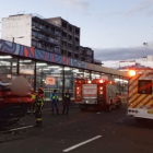 Vehículo volcado tras accidente en la av. 10 de Agosto, norte de Quito, la mañana del 1 de septiembre de 2025.