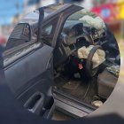 El accidente se produjo entre policías y un grupo de amigos que iba por Cotocollao.