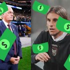 Gustavo Alfaro exDT de Ecuador y Sebastián Beccace actual entrenador de la Tri.